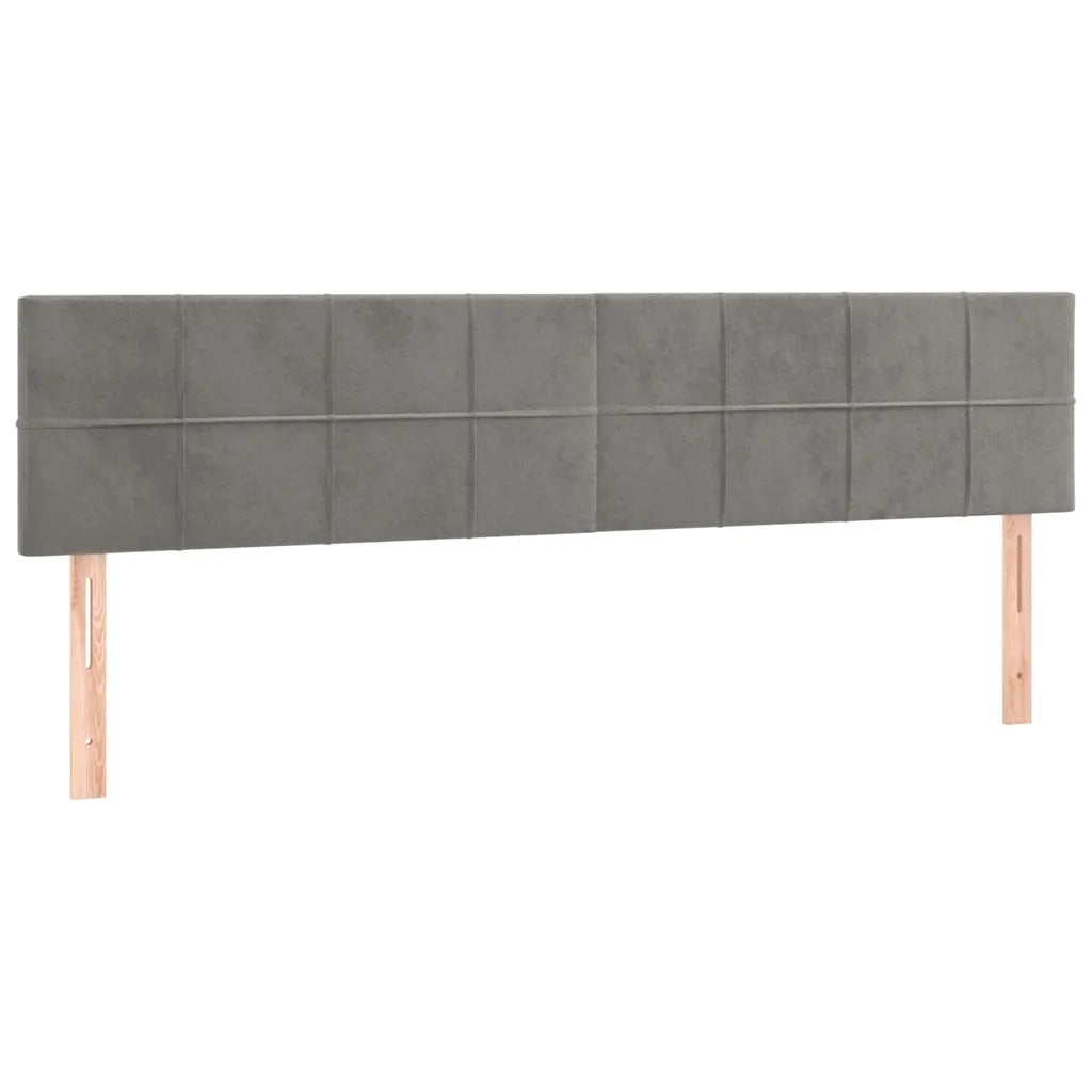 Struttura Letto Pouf con Materassi 180x200 cm Velluto 3312923