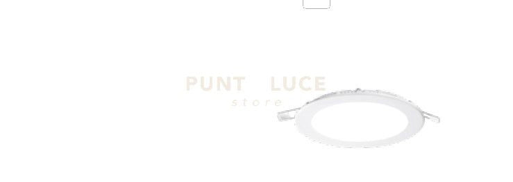 WOMB CIRCLE FARETTO LED BIANCO DA INCASSO 12W 3000K 880LM  IP20 D.17CM
