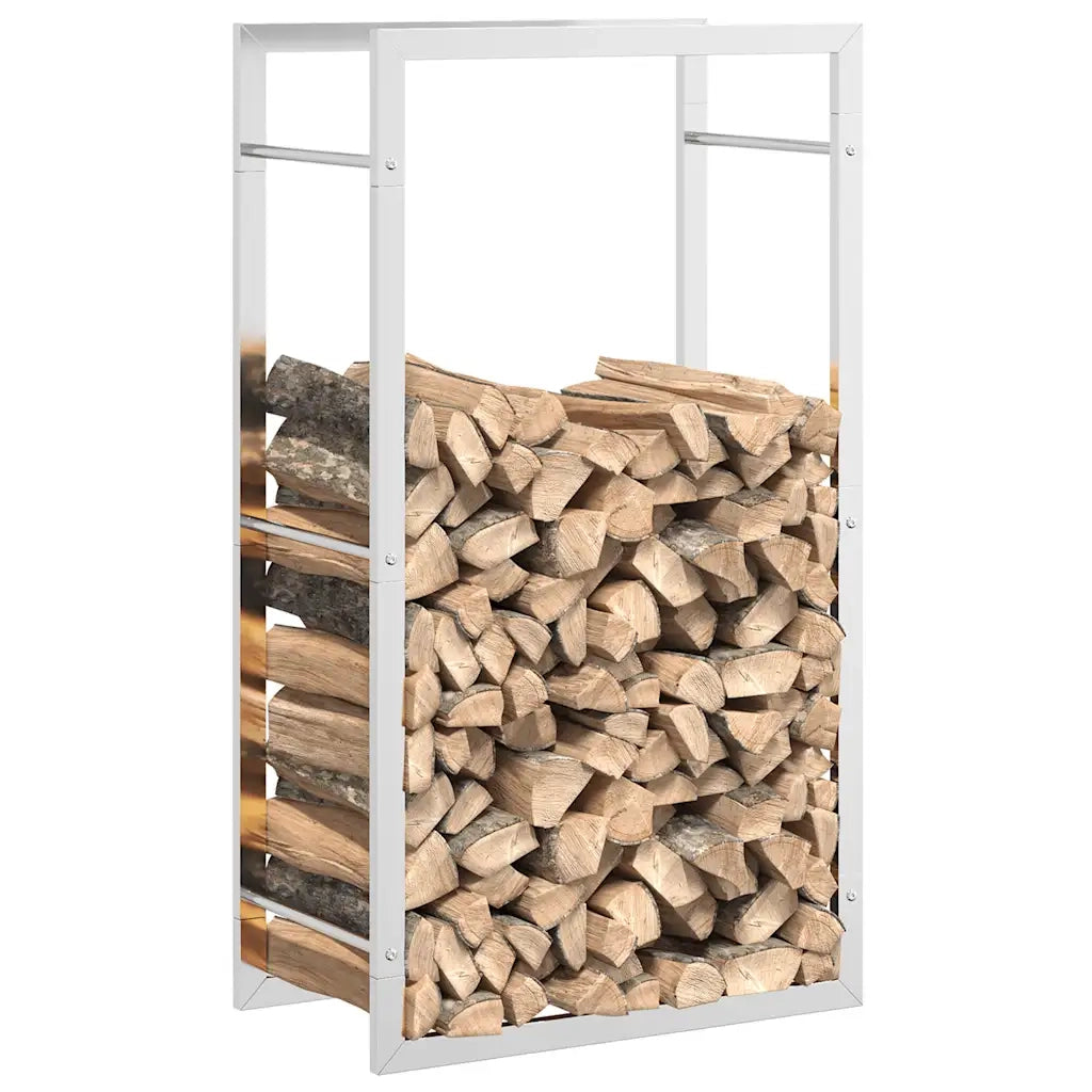 Portalegna 50x28x94 cm in Acciaio Inossidabile