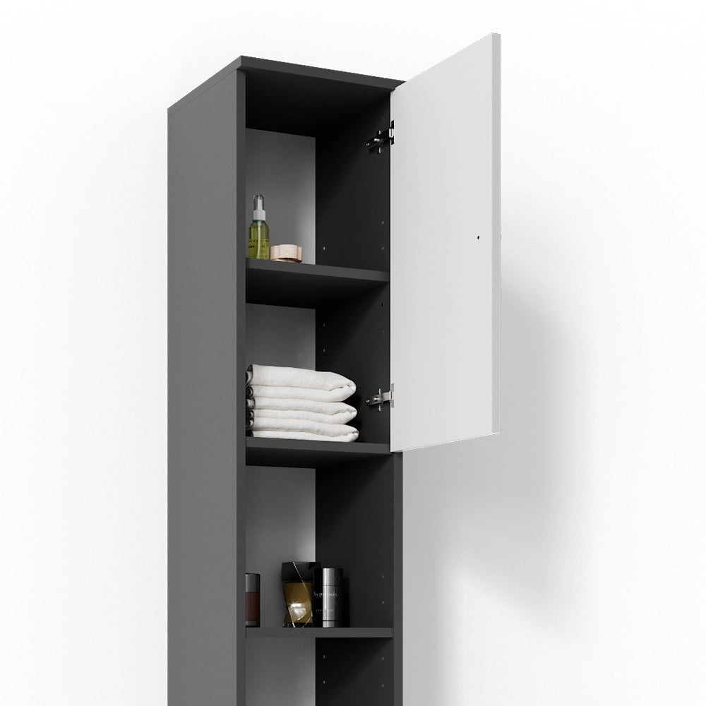Mobile bagno alto Fynn Antracite 30 x 190 cm Vicco
