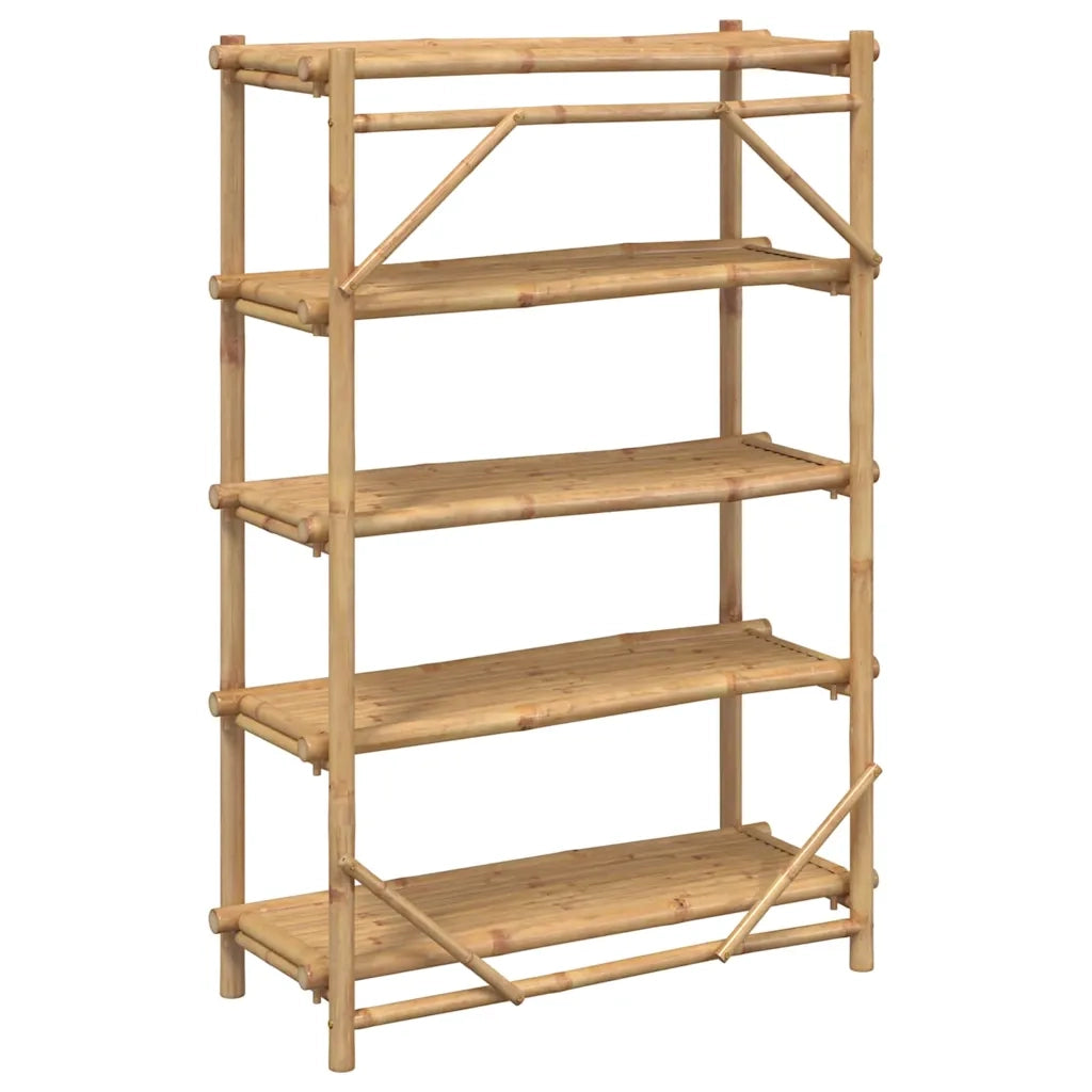 Scaffale 5 Ripiani 100x40x150 cm in Bamb¨´ CFW3346691