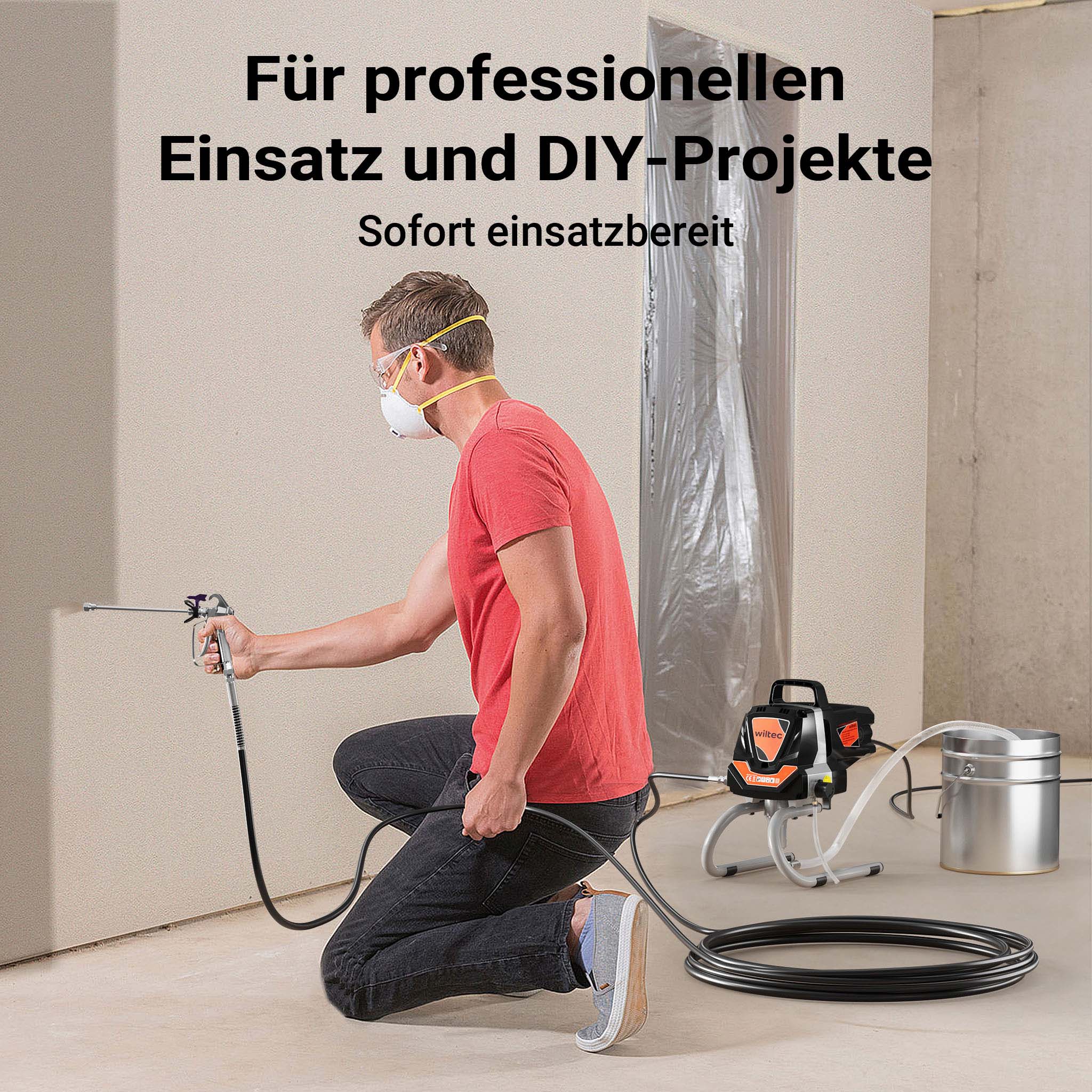 Spruzzatore di vernice ad alta pressione 207 bar 1,5l/min Con ugello e prolunga