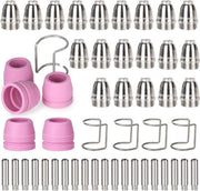 Kit di accessori per plasma snidratori con 50 pezzi, inclusi 12 mm spray gun, accessori e articoli di consumo