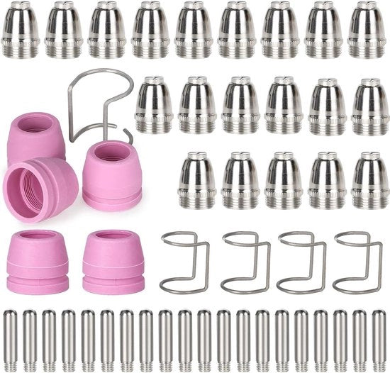 Kit di accessori per plasma snidratori con 50 pezzi, inclusi 12 mm spray gun, accessori e articoli di consumo