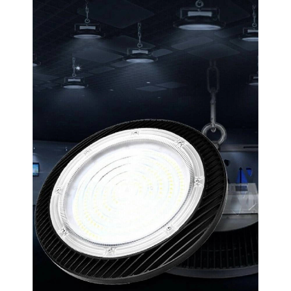 Trade Shop - Faro Led Industriale Lampada A Ufo A Sospensione 200w Luce Fredda 6500k Ufo-200w -