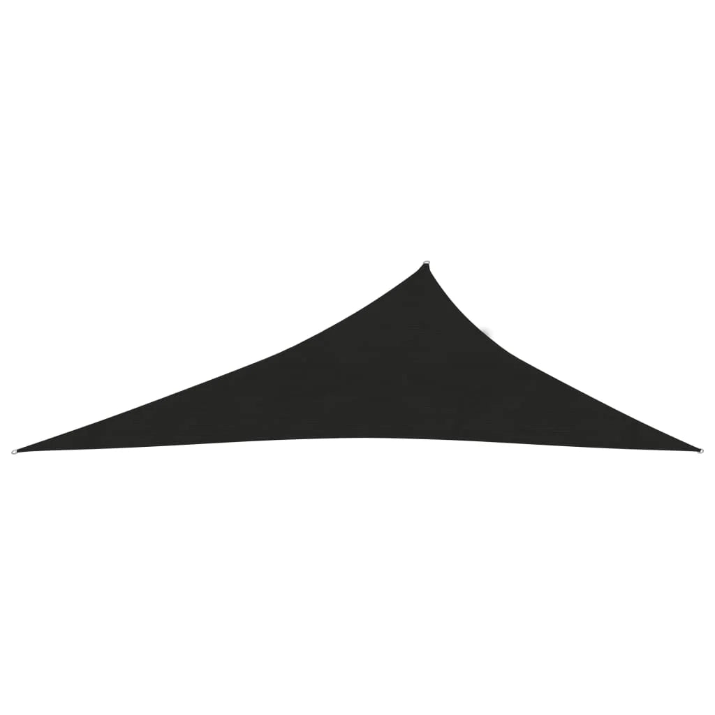 Vela ombreggiante/ombrellone 160 g/m² 3 x 4 x 5 m HDPE nero 02_0009205