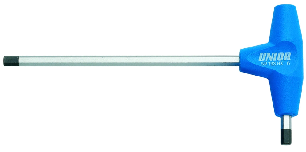 Unior CHIAVE ESAGONALE CON IMPUGNATURA A T Art. 193 HX mm. 6 4.00 pz