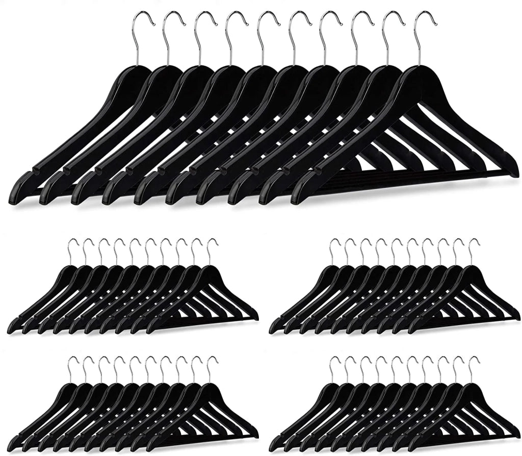 Confezione da 50 grucce con tacche in legno nero 13_0002505_2