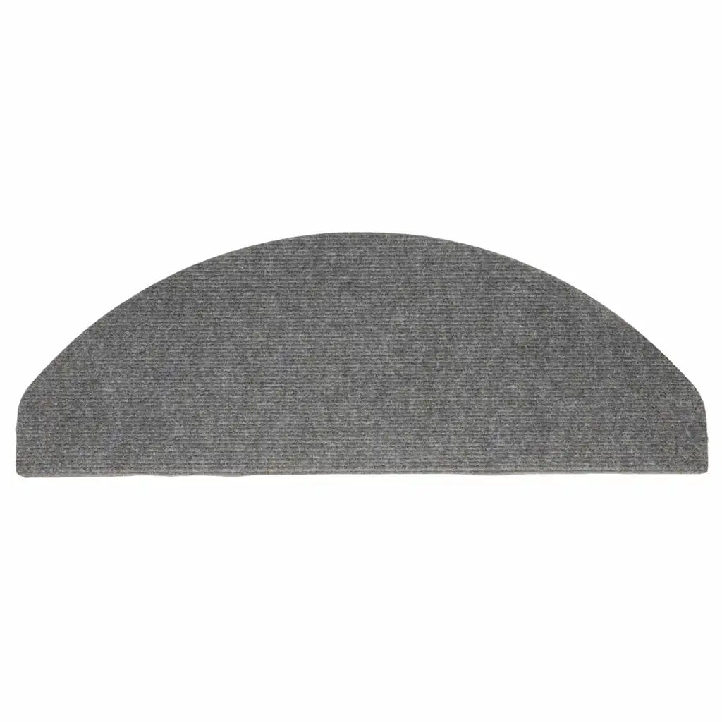 Tappetini Autoadesivi per Scale 15 pz 65x22,5x3,5 cm Grigi 136397