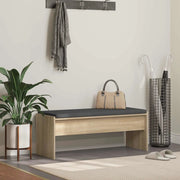 Panca per ingresso con cuscino Rovere Sonoma 103 x 38 x 40 cm 891562