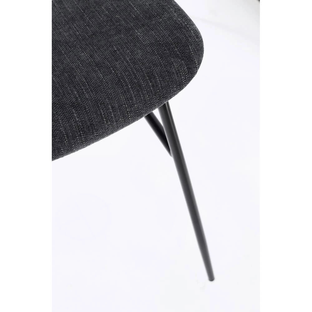 Set di 2 Sedie con Seduta Imbottita e Schienale Effetto Rattan - VIVIANA