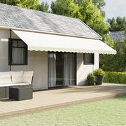 Tessuto di Ricambio per Mantovana da Tenda Strisce Crema 6 m 367755