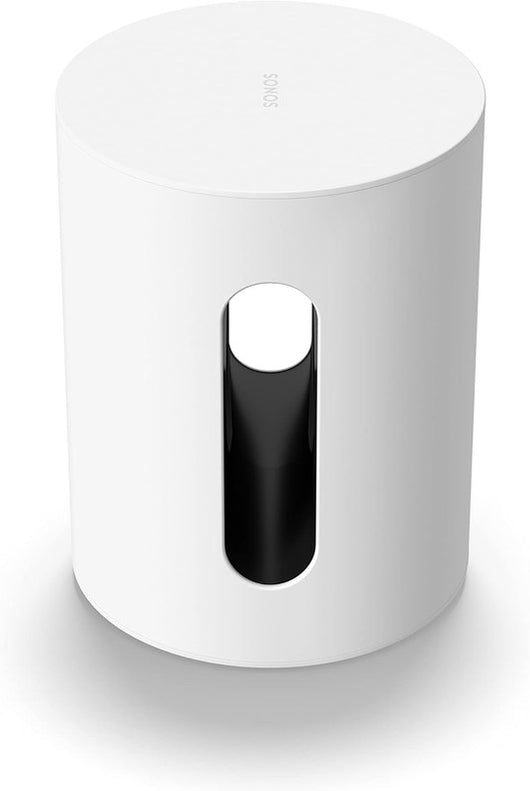 Sonos Sub Mini, Subwoofer Compatto con Bassi Intensi, Wi-Fi, Tecnologia Trueplay, Bianco