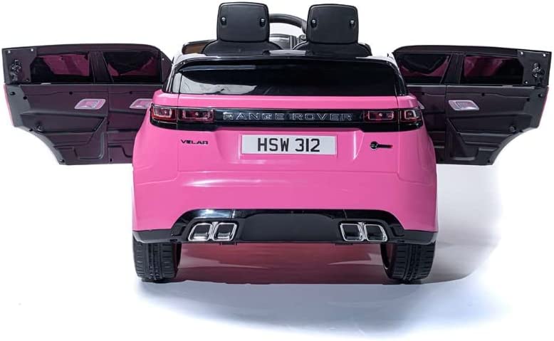 Auto Elettrica Macchina per Bambini RANGE ROVER VELAR 12V-Rosa