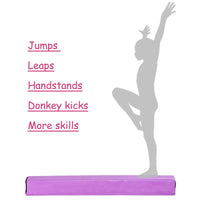 117 cm Trave di Equilibrio Trave da Ginnastica per Allenamento a Casa, Vari Colori Disponibili