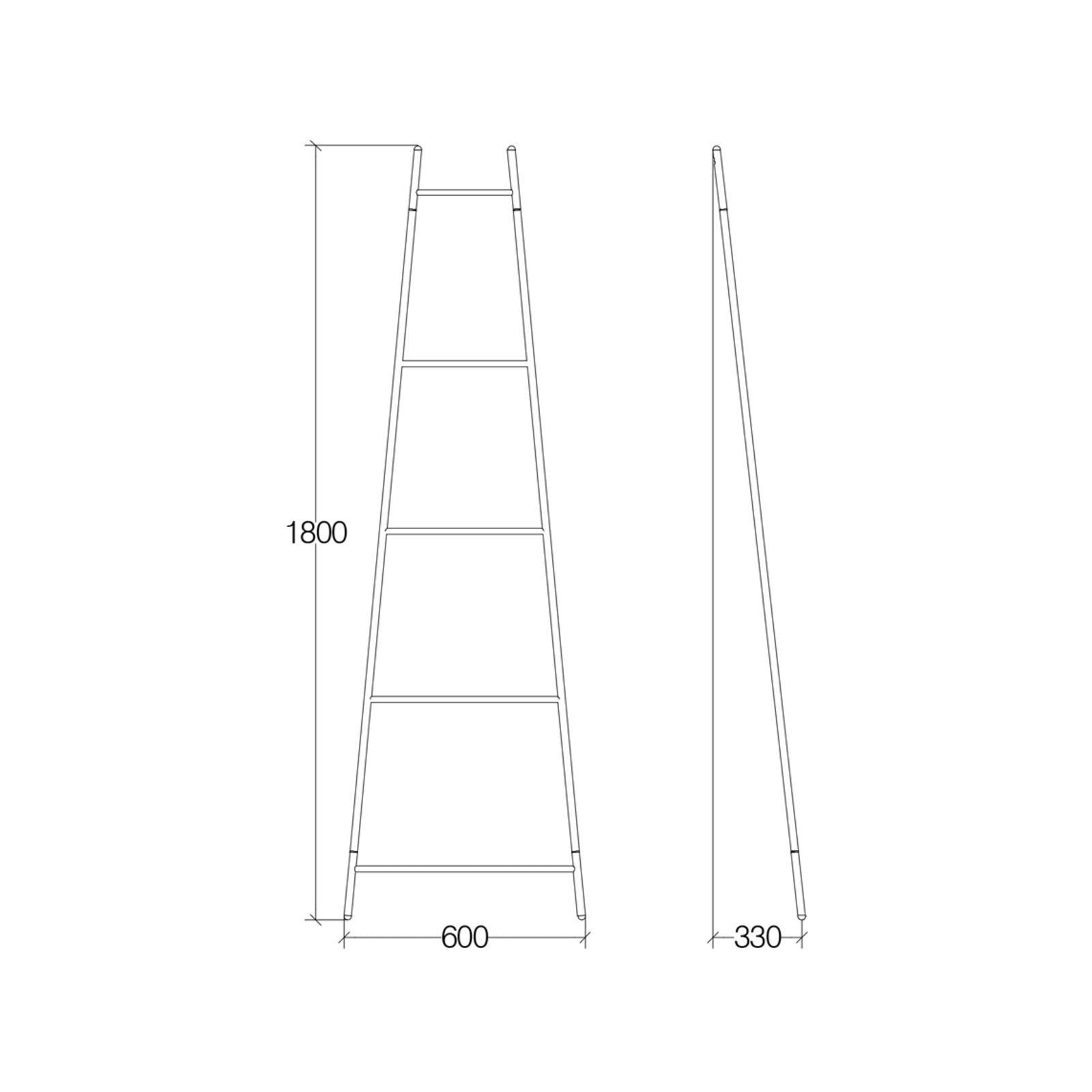 Lineabeta - Scaletta Porta asciugamani Posà bianco L.60cm