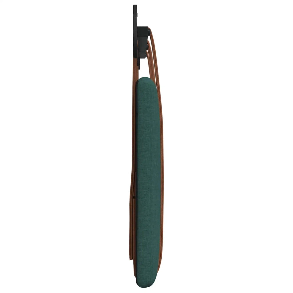 Testiera sospesa Verde Scuro PU Antico
