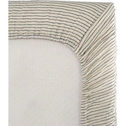 Lenzuolo con angoli fasciatoio - DOMIVA - 60x120 cm - Righe - Garza di cotone
