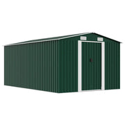 Capanno da Giardino 257x392x181 cm in Metallo Verde cod mxl 65907