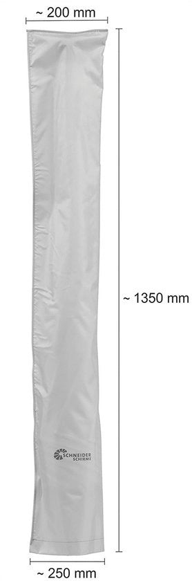 Copricapo per ombrelloni fino a 200 cm di diametro - 135 x 20/25 cm - Impermeabile e protezione UV