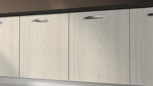 Anta per mobili in Legno nobilitato Compresa di Maniglia e Cerniere90X40 LARICE BIANCO