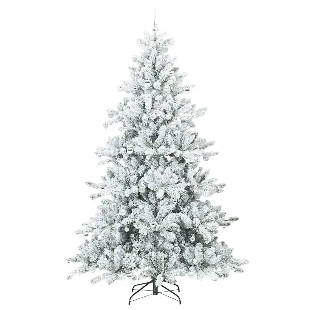 Albero di Natale Artificiale con Rami Pieghevoli Bianco 240 cm 3397749