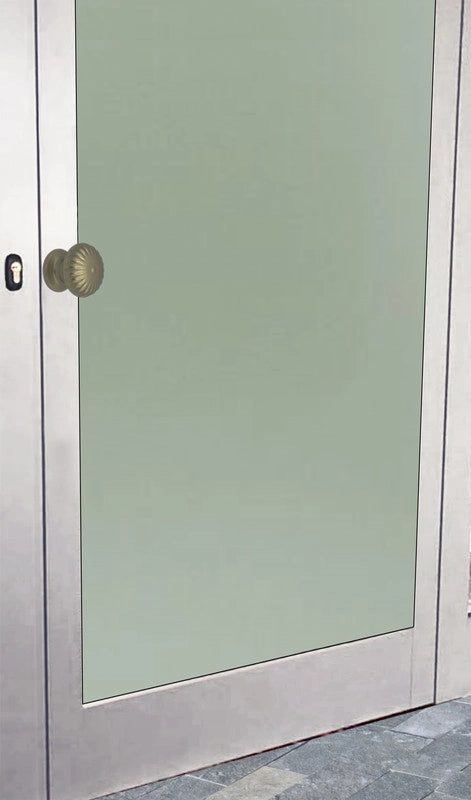 Pomolo fisso per porta SAGUATTI 161/60CB in alluminio bronzo lucido