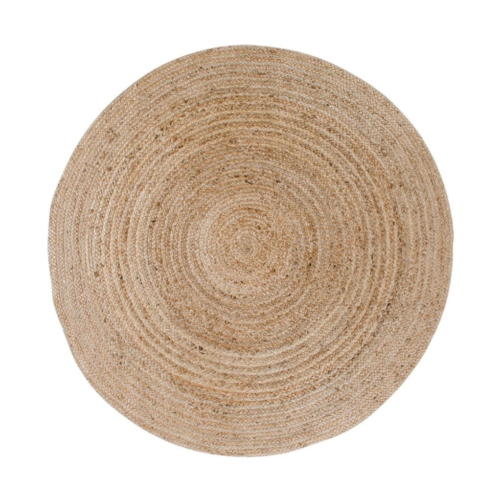Tappeto Rotondo Bombay, Marrone, Juta, 150x150x1 cm