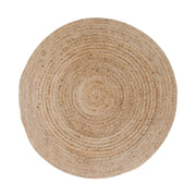 Tappeto Rotondo Bombay, Marrone, Juta, 150x150x1 cm