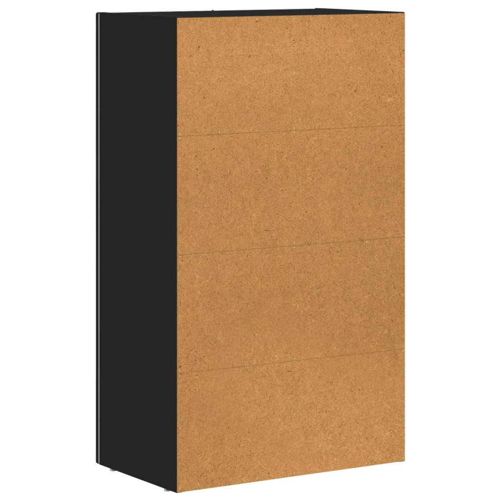 Credenza | Madia | Buffet da pranzo | Armadio da pranzo Nero 59 x 35 x 100,5 cm Legno multistrato