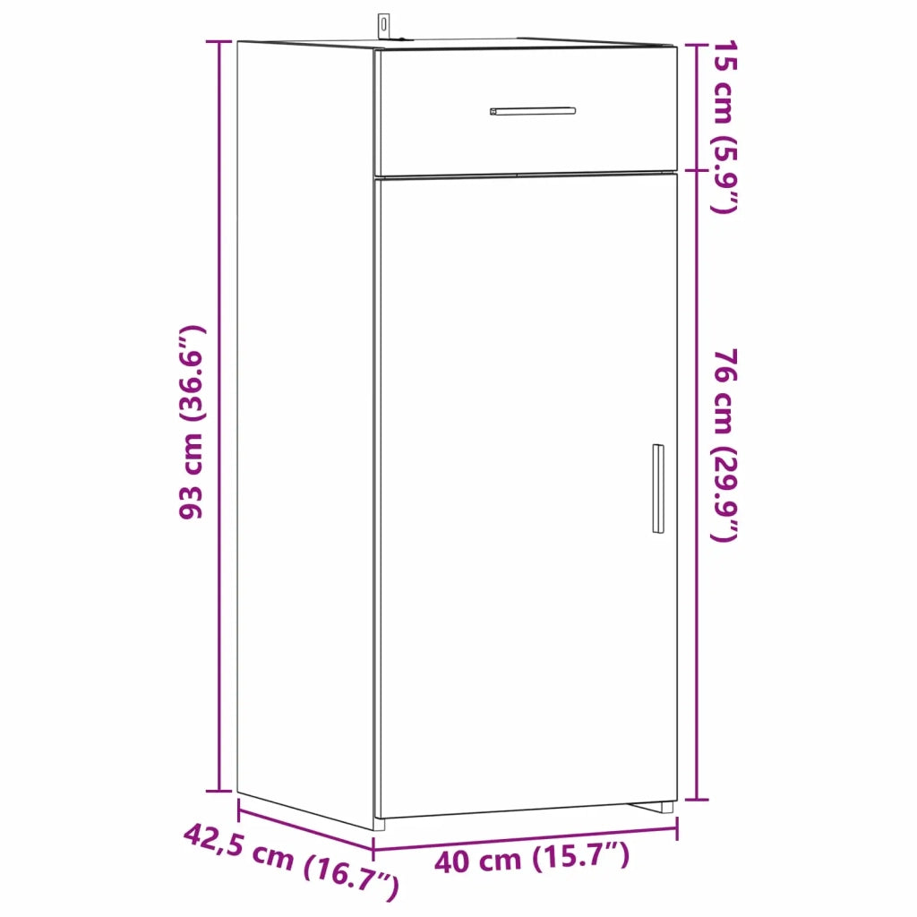 Armadio Legno vecchio 40 x 42,5 x 93 cm Legno ingegnerizzato