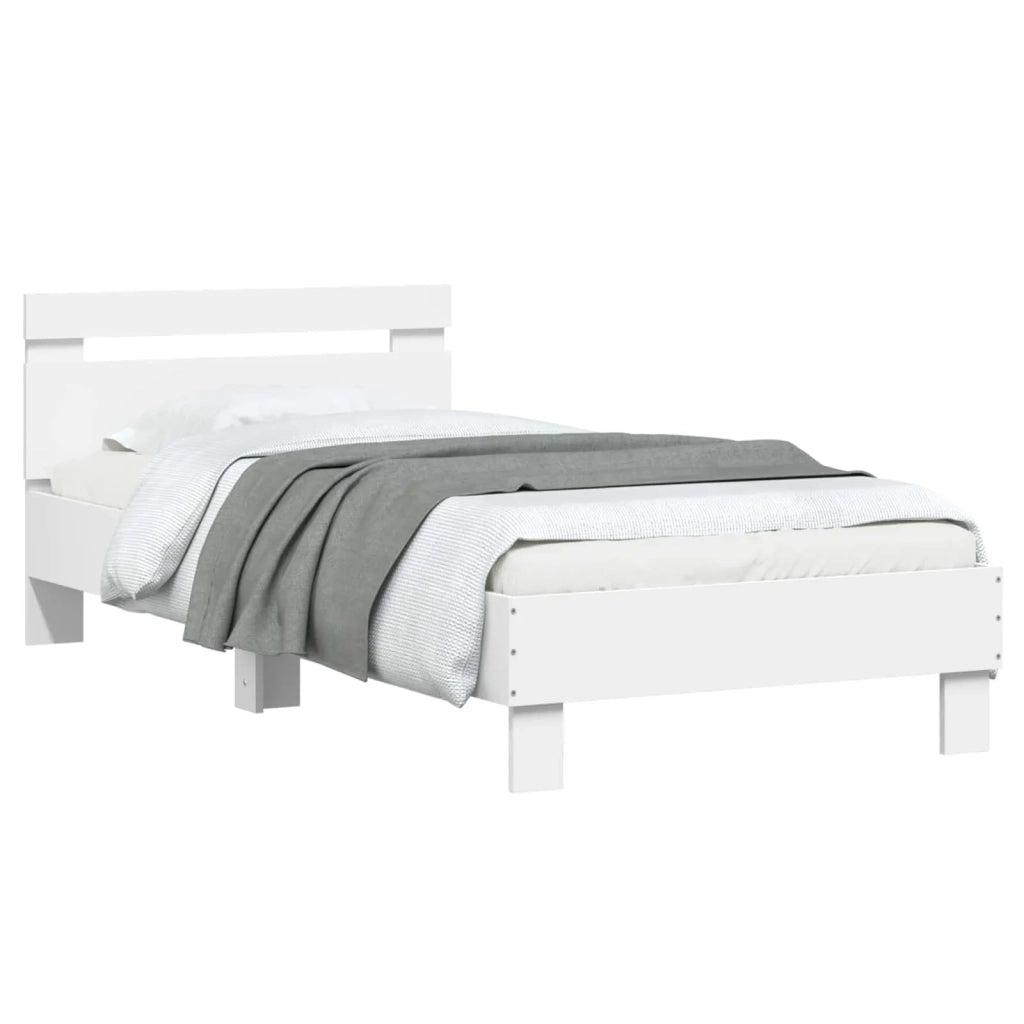 Struttura letto con testata Bianco 80 x 200 cm 8009011