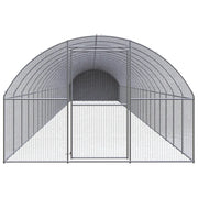 Pollaio per Esterni 3x24x2 m in Acciaio Zincato 3095480