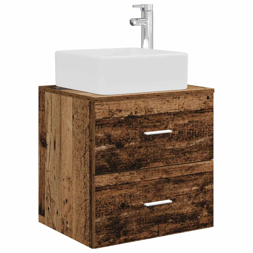 Set di mobili per il bagno 5 pcs Legno antico 3406757