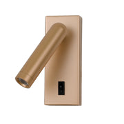 Applique lettura moderna oro orientabile LED 2,5W Italux