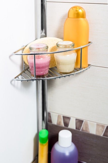 RIPIANO PER DOCCIA APPENDIBILE ANGOLARE A PRESSIONE