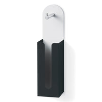 Lineabeta - Portarotolo con riserva in mattstone nero opaco