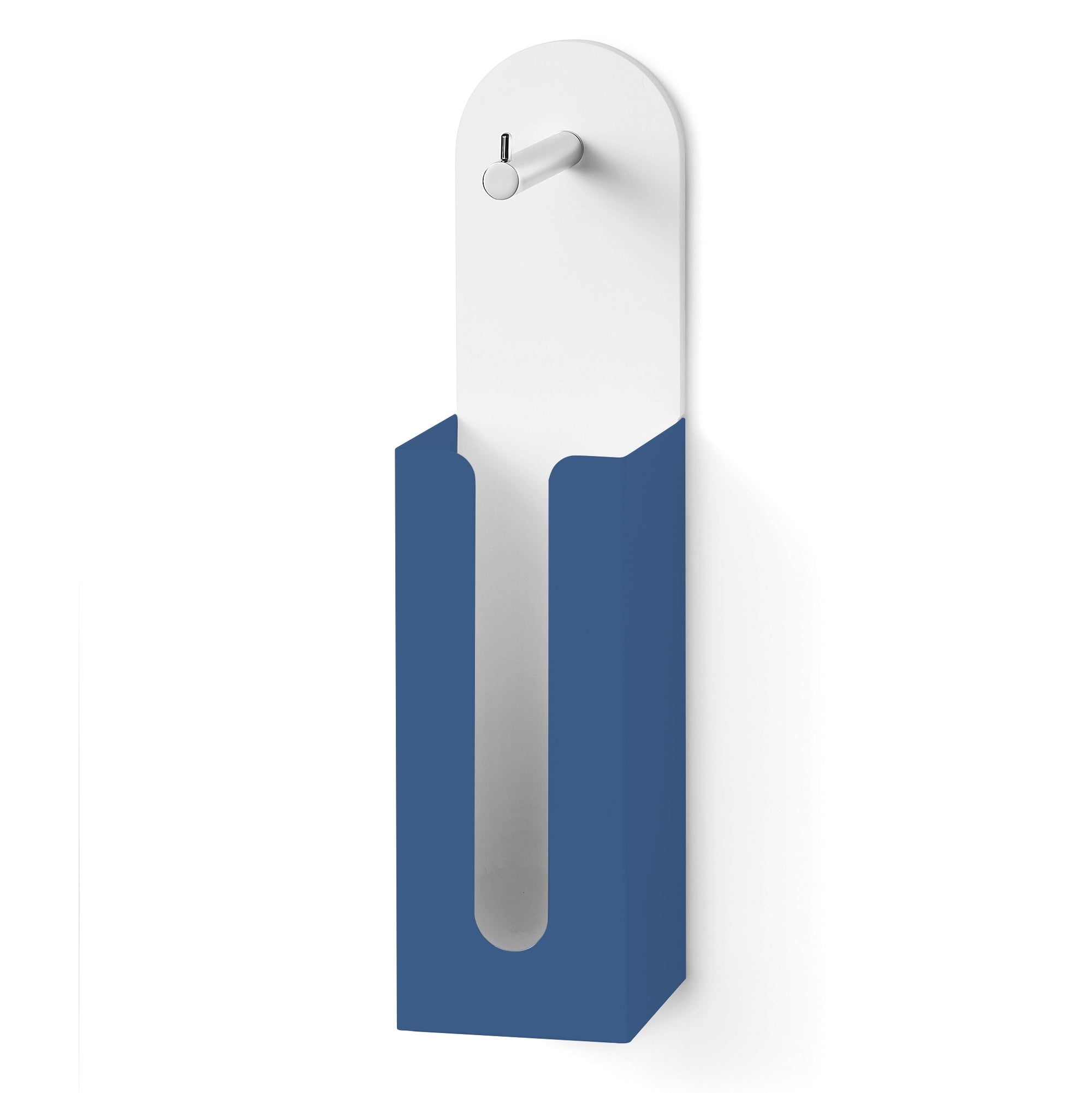 Lineabeta - Portarotolo con riserva in mattstone blu opaco