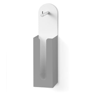 Lineabeta - Portarotolo con riserva in mattstone grigio opaco