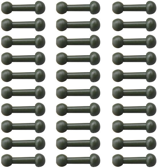 Accessori da Pesca 80 Pezzi - Reticoli Chod - Reticoli a Elica - Protezione della Linea - Filo da Pesca Verde - Materiale Resistente in Plastica 18x6mm - Accessori da Pesca