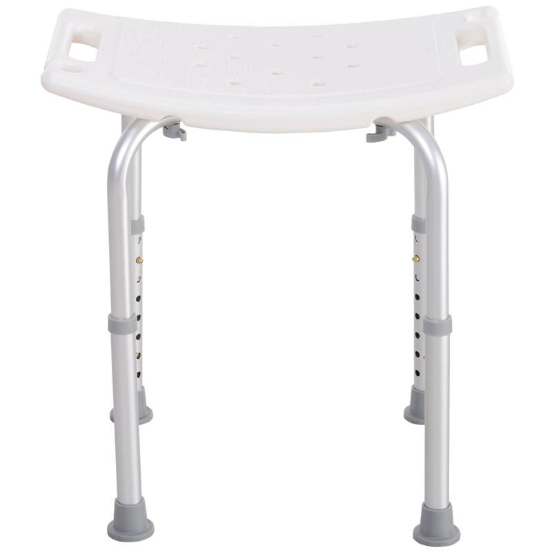 SGABELLO PER DOCCIA BAGNO ANTISCIVOLO ALTEZZA REGOLABILE BIANCO