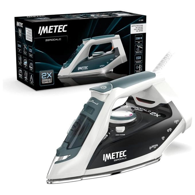 Imetec ZeroCalc Z1 2500 Ferro da Stiro a Vapore 250 ml 2200 W Colpo di Vapore 120g