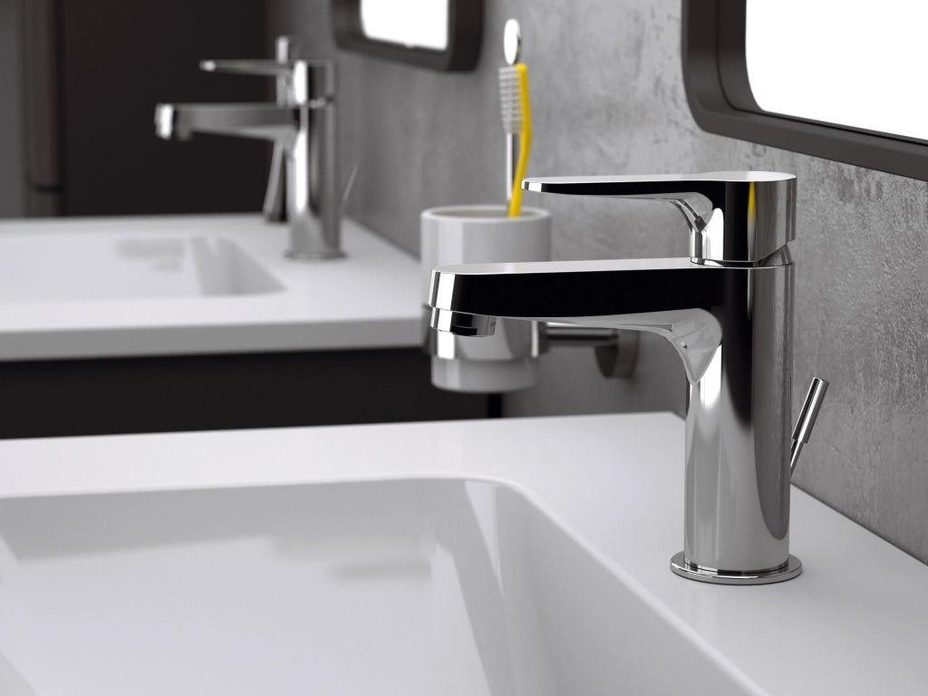 Miscelatore lavabo a risparmio energetico e idrico winner