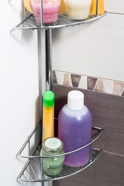 RIPIANO PER DOCCIA APPENDIBILE ANGOLARE A PRESSIONE