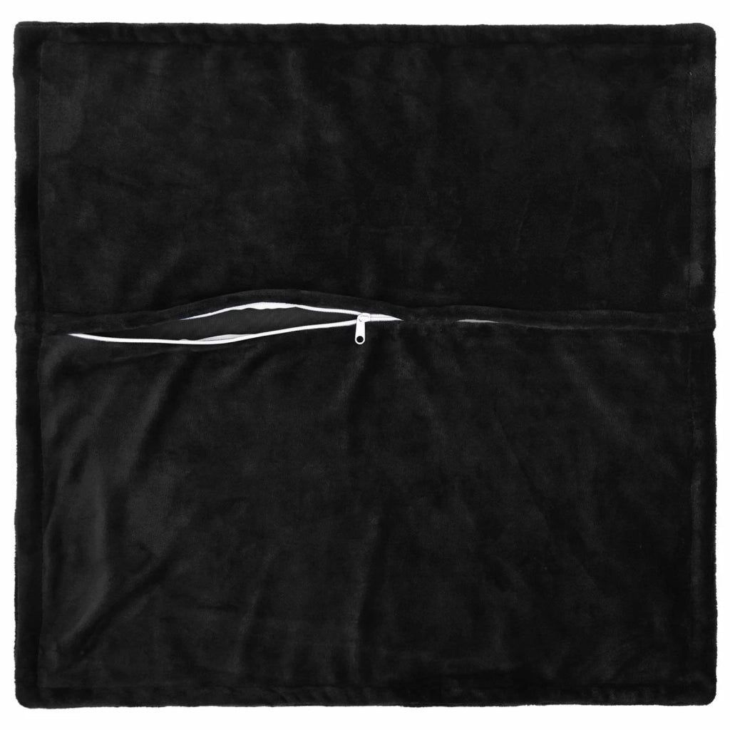 Federa 2 pcs HOUTEN Nero 55 x 55 cm Flanella 920583
