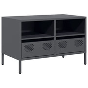 Mobile TV | Armadietto TV | Mobile Porta TV Antracite 68x39x43,5 cm in Acciaio Laminato a Freddo