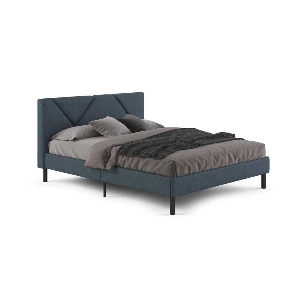 Hemera, Letto Piazza e Mezza Dimensione Materasso 120x190 cm, blu