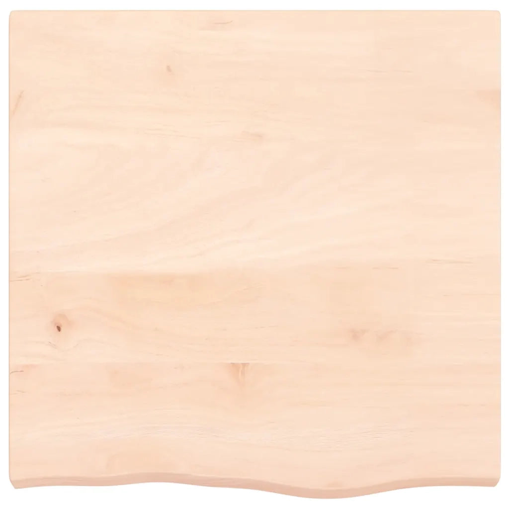 Ripiano a Parete 60x60x(2-6) cm Massello Rovere Non Trattato 363535