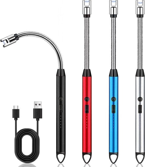 Staafaansteker plasma-aansteker lang elektrische aansteker - jetflame USB-oplaadbaar - per kaarsen in cucina.