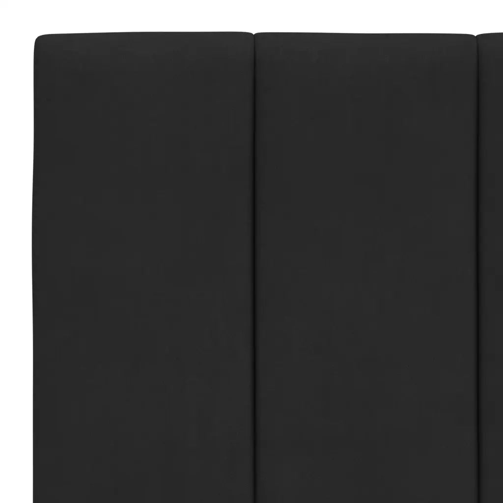 Letto con Materasso Hanko Nero 100x200 cm in Velluto 3208582
